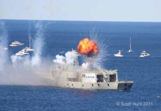 ex-HMAS Adelaide Sinking